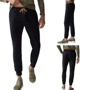 Chubbies Movementum Joggers The Obsidians Black Lounge Pants Men’s Size Medium